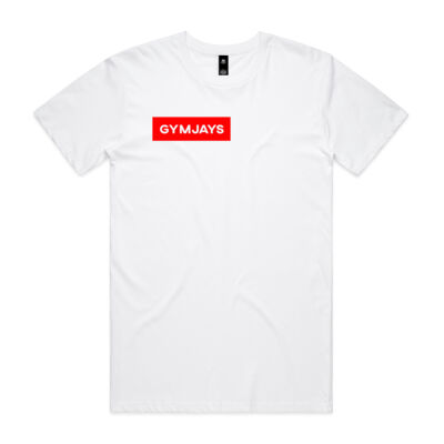 GYMJAYS Red Box Print Mens Tee Thumbnail