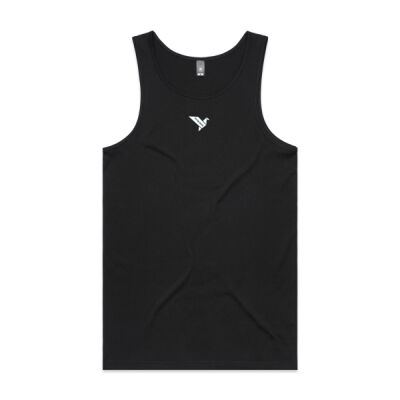 GYMJAYS Logo Print Mens Lowdown Singlet  Thumbnail