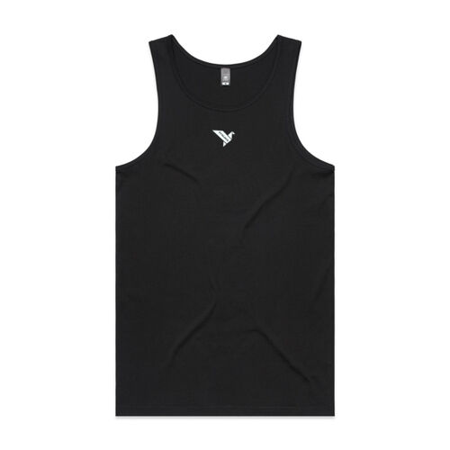 GYMJAYS Logo Print Mens Lowdown Singlet  Thumbnail